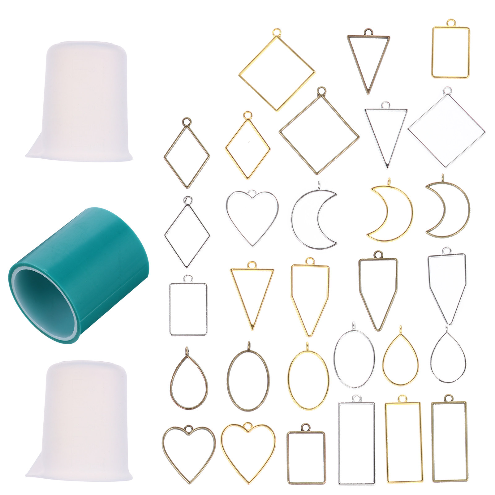 Resin Craft Kit - Kit de manualidades para hacer llaveros,