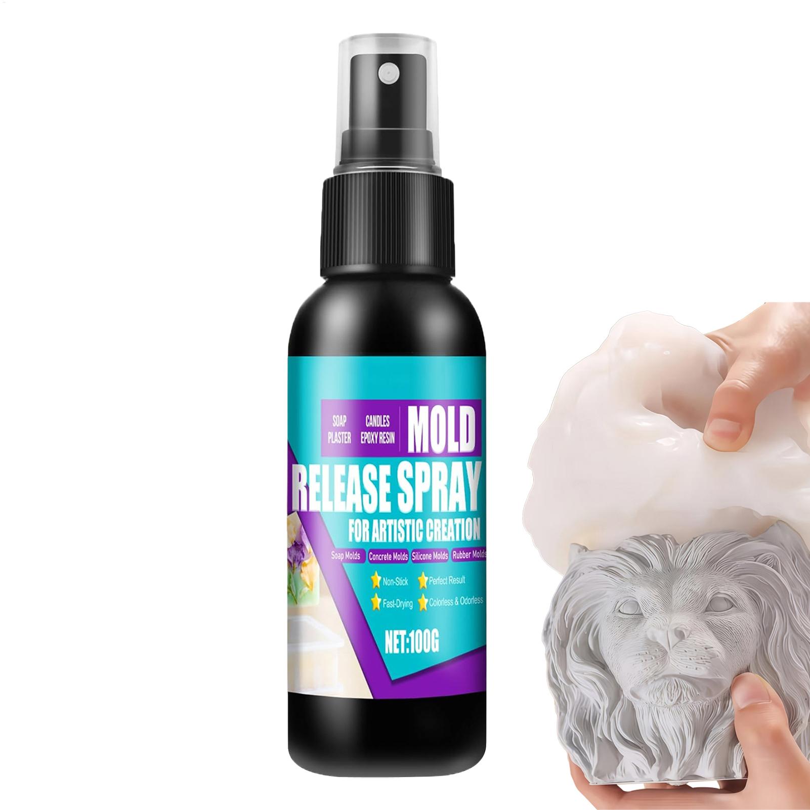 Crafting Resin - Spray Desmoldante de 100g, Agente Antiadherente