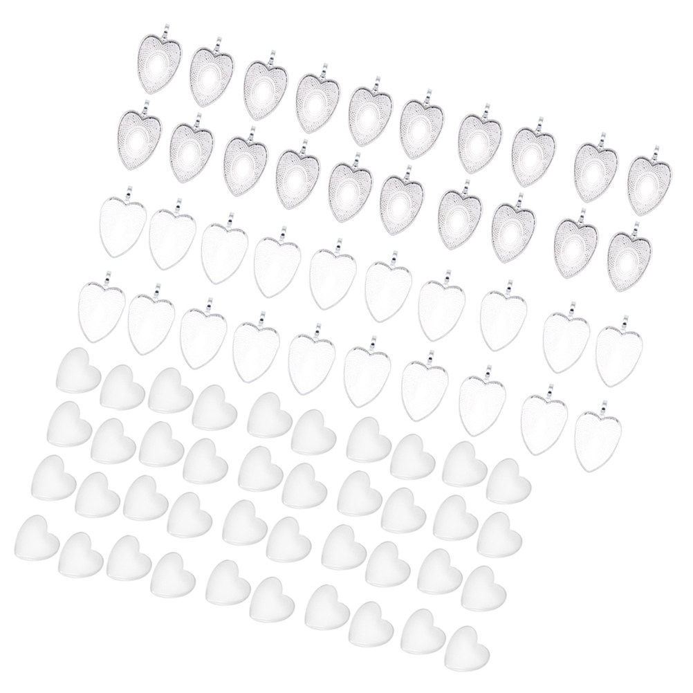 Crafting Resin - 80 piezas de bandejas para colgantes