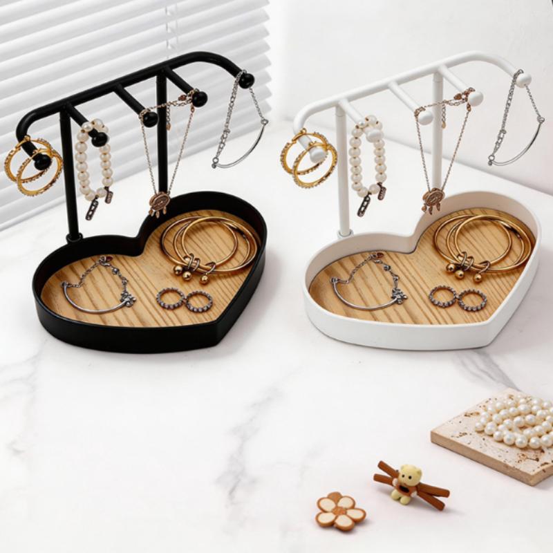 Wood Ring Blank - Organizador de Joyas con Bandeja de
