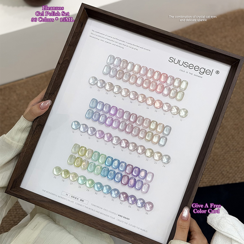 Resin Glitter Pack - Set de 36 Colores de Esmalte