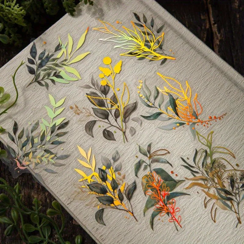 Adhesivos botánicos vintage co - Gold Foil Flakes reseña y precio
