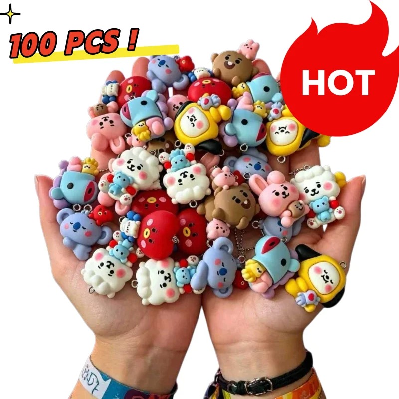 7 piezas de dijes de resina BT - Resin Craft Projects reseña y precio