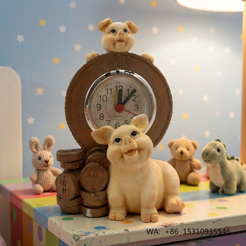 Reloj de Cerdo de Dibujos Anim - Crafting Resin reseña y precio